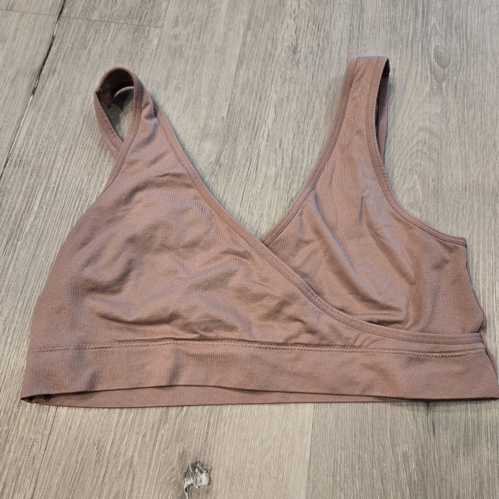 Auden Nursing Unlined Seamless Bra Size Large
